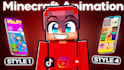 create professional minecraft animations
