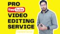 do creative youtube video editing for you as a video editor