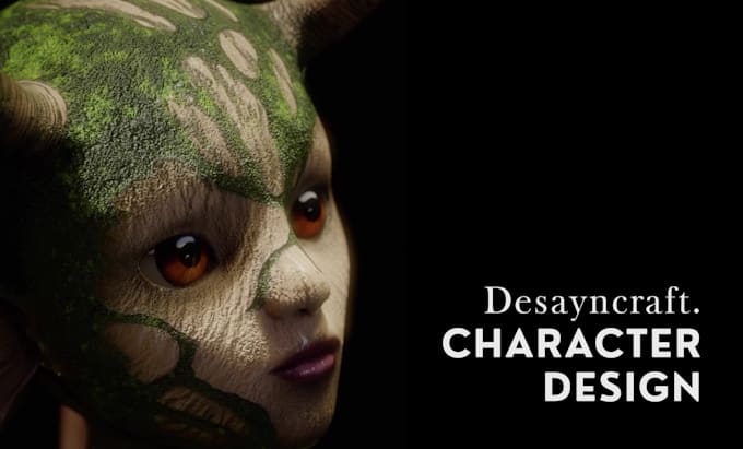create custom 3d character models for games and animation