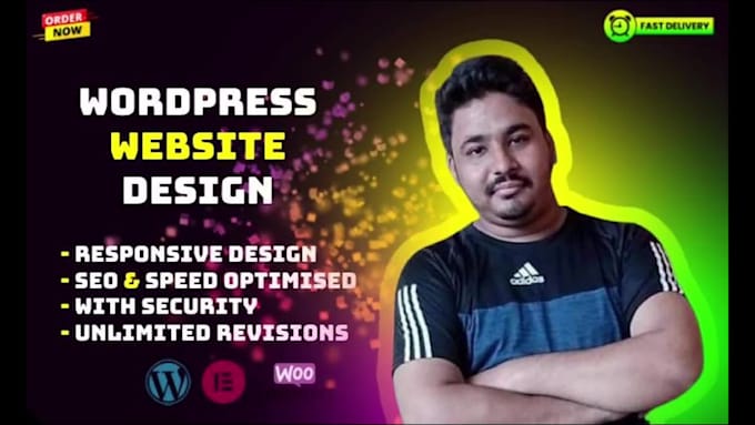 design modern wordpress website using elementor