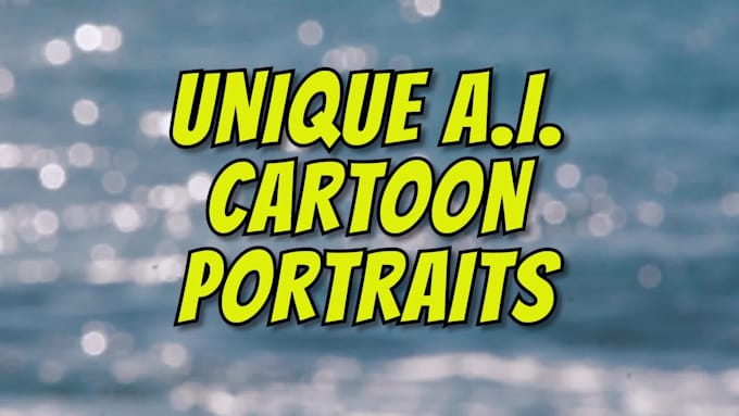 create 3 unique ai cartoon portraits from your photo
