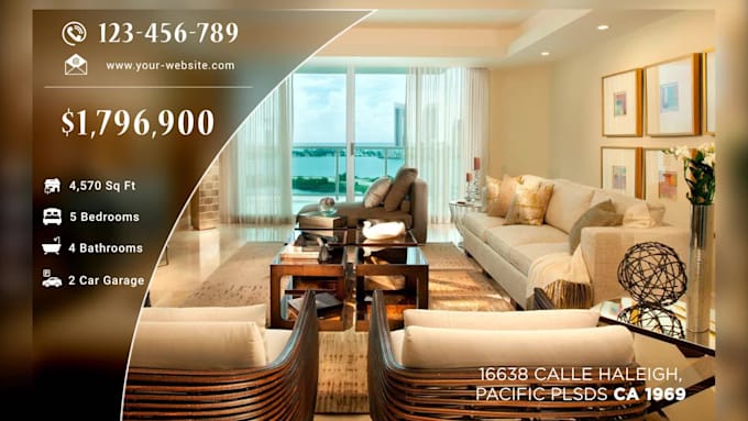 create a luxury real estate listing video
