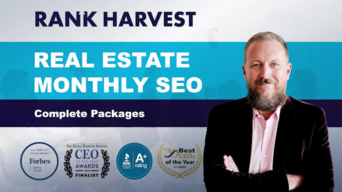 do complete monthly SEO for your real estate business