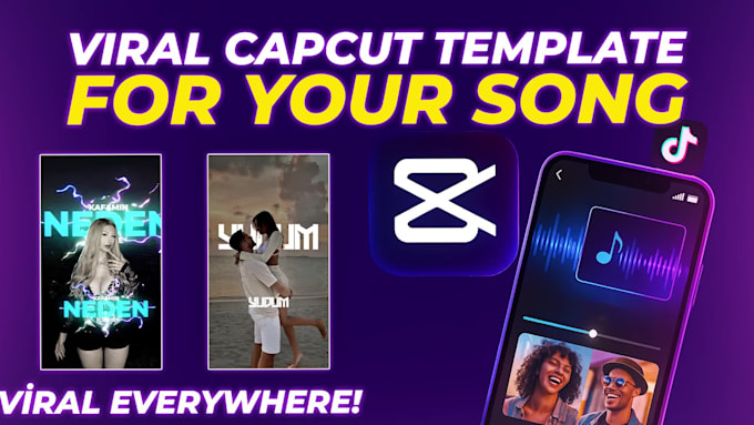 a viral capcut template for your music