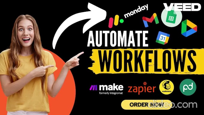 automate workflows with zapier, make and n8n