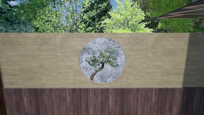 create a contemporary japandi image