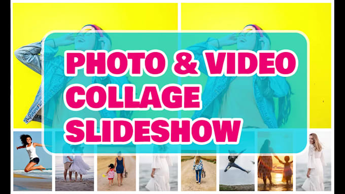 Best Deals! I will create photo collage, funeral and birthday image slideshow videos  for $5