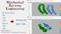 convert stl to step file and do reverse engineering in nx and geomagic design x
