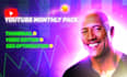 provide you monthly youtube management pack