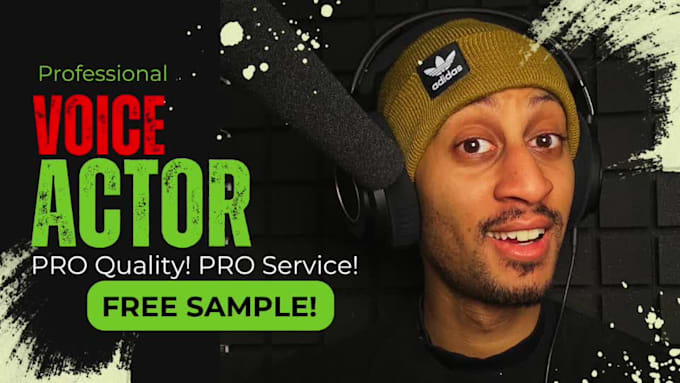 record expert american male voice over for any video