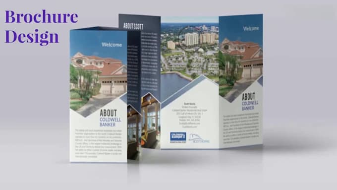 create tri fold brochure design indesign print ready