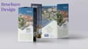 create tri fold brochure design indesign print ready