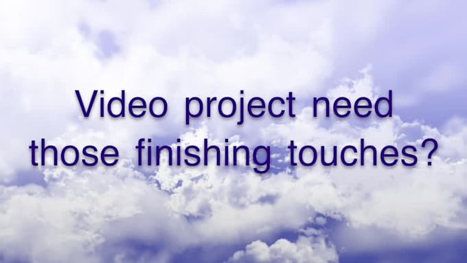 help with video jobs like rotoscoping, stabilisation and colour grading