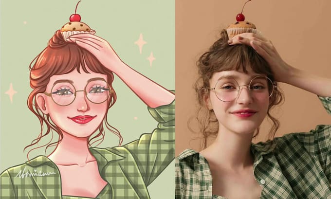 draw you children book illustration or disney style cartoon