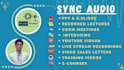 do synchronize audio with PPT slide, video, vsl, e course