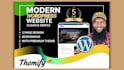 design and develop a wordpress website, with themify, elementor, divi and oxygen