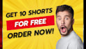 provide motivational youtube shorts in bulk