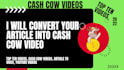 create faceless youtube automation cash cow videos