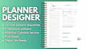 design your professional printable or digital planner