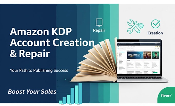 create and repair amazon KDP accounts
