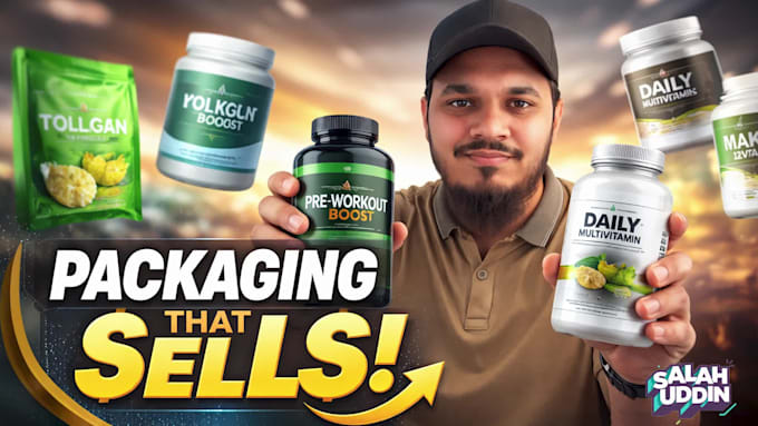 professional product packaging design for your brand