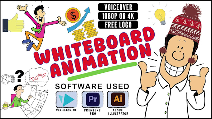 create a whiteboard animation explainer video 15 minuets