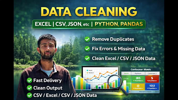 clean, format, and visualize your excel or CSV data