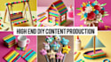 make colorful DIY crafts video for you