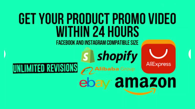 create an amazing product promo video for social media