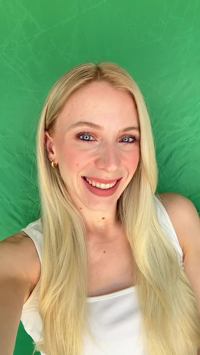 film a green screen video