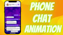 create a text messages chat animation