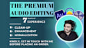 deeply edit, clean, fix, and enhance your any audio
