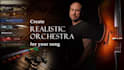 create realistic string brass orchestra for your song or melody