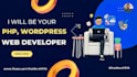 be your php, wordpress web developer