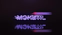 create neon glitch logo video intro
