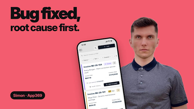 fix bugs and maintain your mobile or web app
