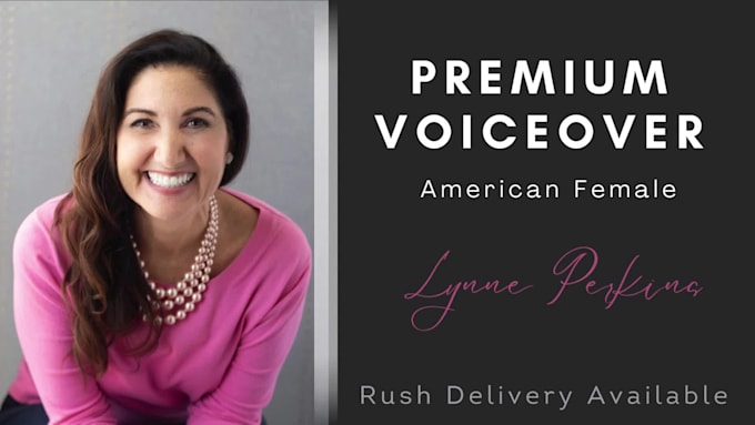 record a warm professional american female voice over