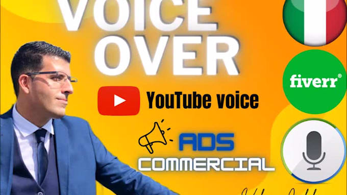 be your italian male voice over actor for youtube spot motivational video