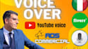 be your italian male voice over actor for youtube spot motivational video