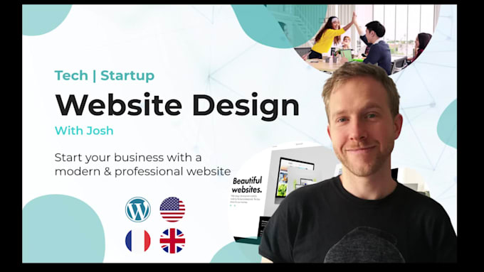 develop a startup or tech website