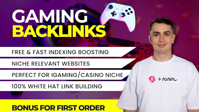 create SEO gaming and sport backlinks on games websites