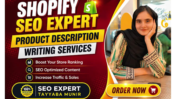 be your advance shopify seo expert and shopify descriptions writer