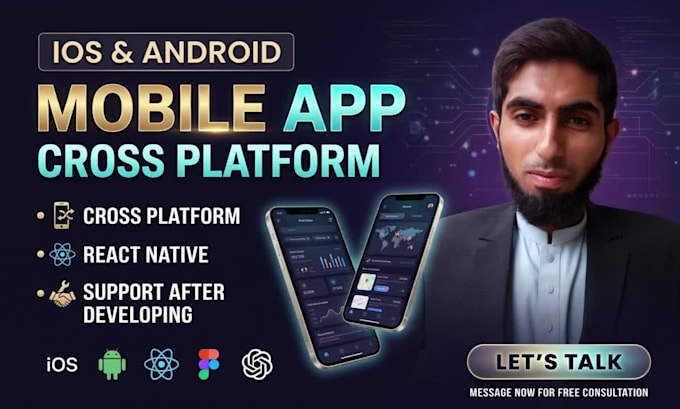 develop your cross platform app for ios and android using react native