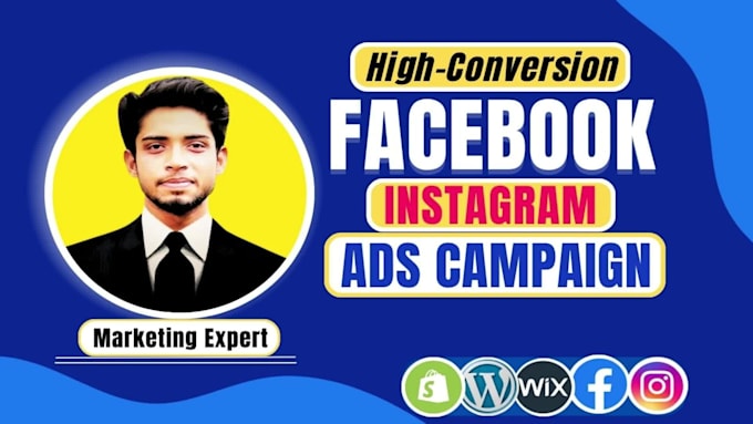 setup shopify facebook ads campaign instagram meta advertising marketing expert
