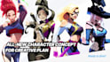 create professional character design project art deco style