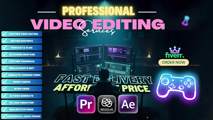 edit youtube videos,shorts,podcast blogs,instagram virel reels and wedding flims