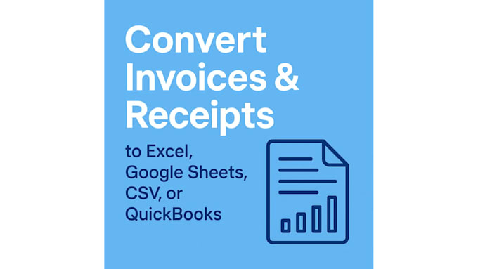 extract and organize your invoice and receipt data into a clean spreadsheet