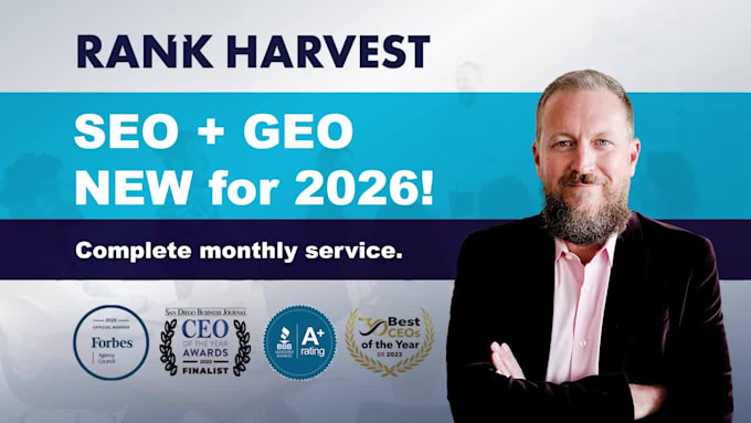 complete monthly GEO SEO optimization llm ai search chatgpt