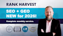 complete monthly GEO SEO optimization llm ai search chatgpt