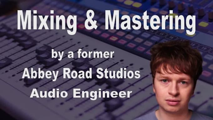 be your music mixing and mastering audio engineer